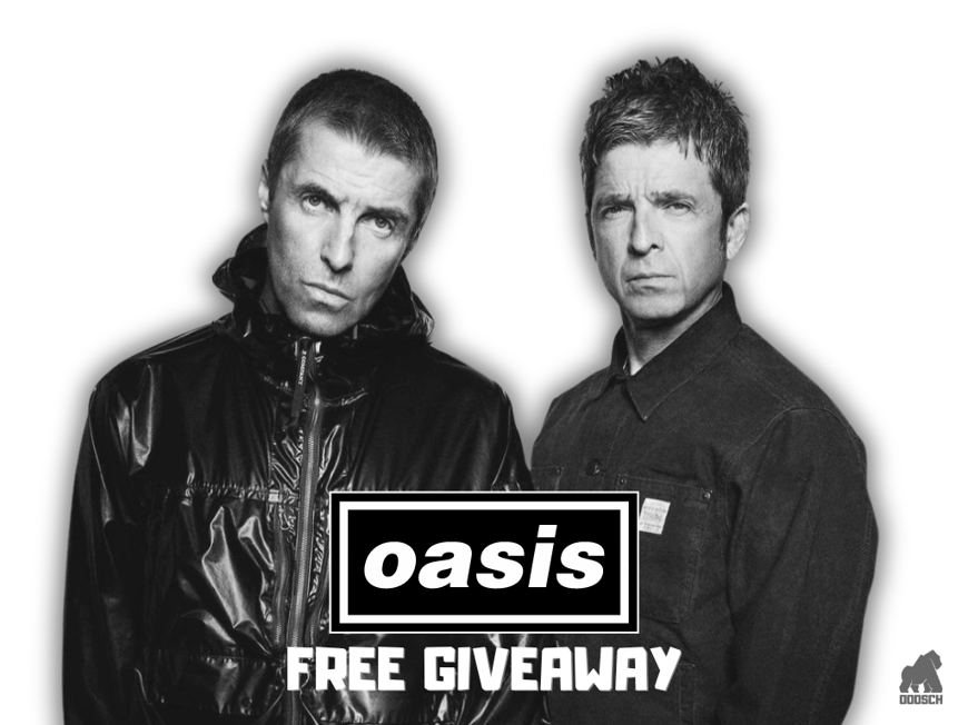 XMAS FREE GIVEAWAY #5 - 2x Oasis Dublin Tickets